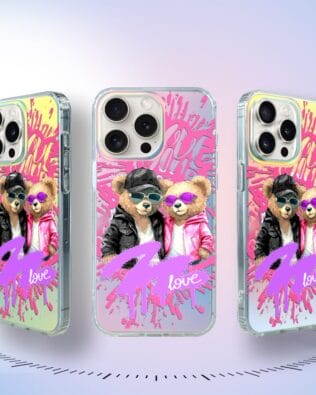 Etui do iPhone 15 Pro IBIZU California Sunset z MagSafe, zmieniające kolor, Couple in Love, zakochana para