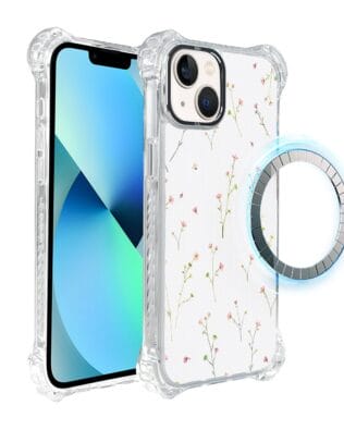 Etui iPhone 13 IBIZU DropGuard Ultra z MagSafe, Pastel Bloom, Polna fantazja