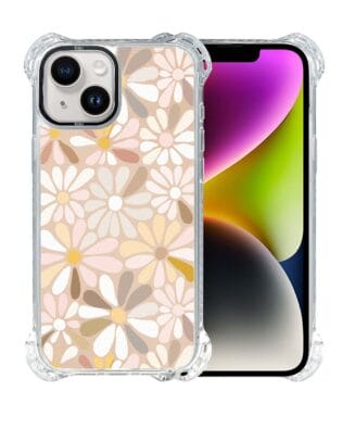 Etui iPhone 14 IBIZU DropGuard Ultra z MagSafe, Boho, Kwiaty vintage