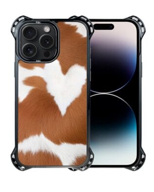 Etui do iPhone 14 Pro IBIZU DropGuard Ultra z MagSafe, Zew Natury, Alpejska krowa
