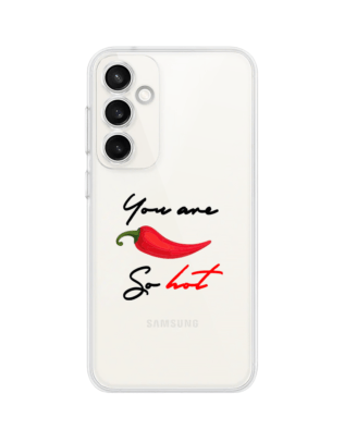 Etui do Samsung Galaxy S23 Plus przeźroczyste, silikonowe Flexi, papryczka chilli