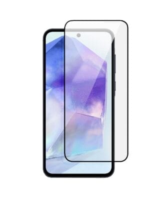 Twarde szkło diamentowe z czarną ramką do Samsung Galaxy A55 5G