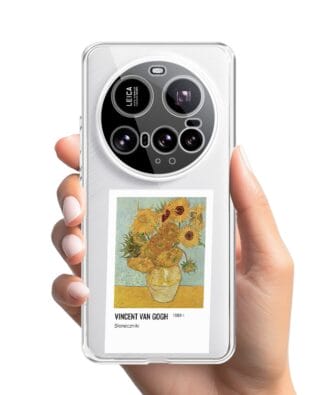 Etui do Xiaomi 15 Ultra przeźroczyste, silikonowe Flexi, słoneczniki