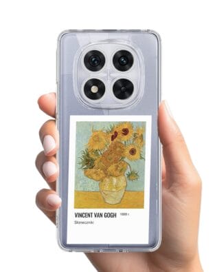 Etui do Xiaomi Redmi Note 14 Pro 5G przeźroczyste, silikonowe Flexi, słoneczniki