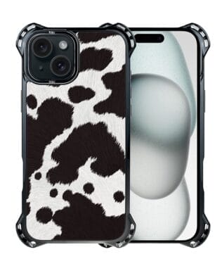 Etui do iPhone 15 Plus IBIZU DropGuard Ultra z MagSafe, Zew Natury, Polska krowa