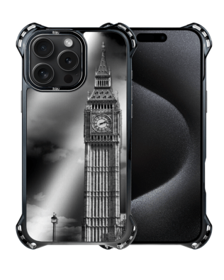Etui do iPhone 15 Pro Max IBIZU DropGuard Ultra z MagSafe, Noir City, Big Ben