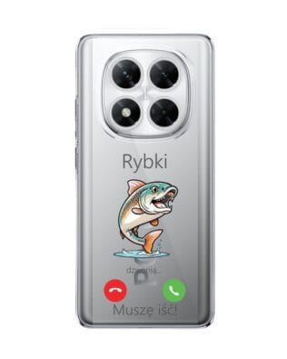Etui do Xiaomi POCO X7 przeźroczyste, silikonowe Flexi, rybki dzwonią
