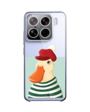 Etui do Xiaomi 15 przeźroczyste, silikonowe Flexi, kaczuszka