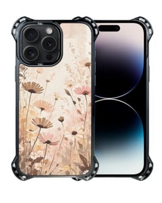 Etui do iPhone 14 Pro Max IBIZU DropGuard Ultra z MagSafe, Boho, Kwiatowa łąka