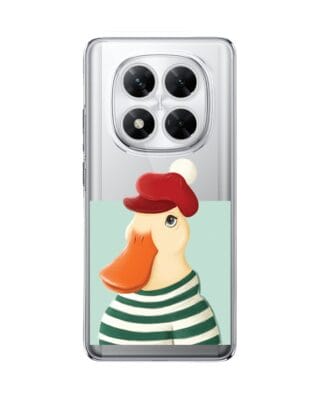 Etui do Xiaomi POCO X7 przeźroczyste, silikonowe Flexi, kaczuszka