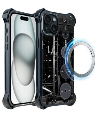 Etui do iPhone 15 IBIZU DropGuard Ultra z MagSafe, #Move, Stacja Żelazo