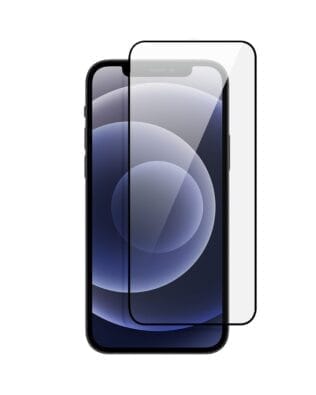 Szkło najtrwalsze kompozytowe z powłoką ceramiczną na cały ekran 5D z czarną ramką do iPhone 12 Mini