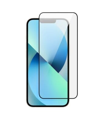 Szkło najtrwalsze kompozytowe z powłoką ceramiczną na cały ekran 5D z czarną ramką do iPhone 13 Mini