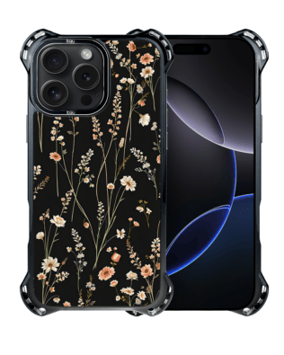 Etui do iPhone 16 Pro IBIZU DropGuard Ultra z MagSafe, Pastel Bloom, Północny ogród