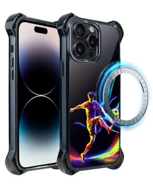 Etui do iPhone 14 Pro Max IBIZU DropGuard Ultra z MagSafe, #ElectroMove, W rytmie piłki nożnej