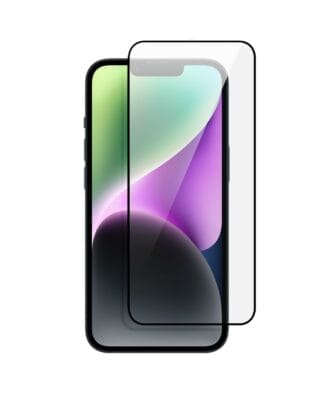 Szkło najtrwalsze kompozytowe z powłoką ceramiczną na cały ekran 5D z czarną ramką do iPhone 14 Plus