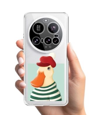 Etui do Xiaomi 15 Ultra przeźroczyste, silikonowe Flexi, kaczuszka