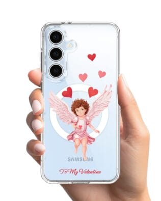 Etui do Samsung Galaxy S24 FE z MagSafe przeźroczyste, silikonowe Flexi, kupidyn