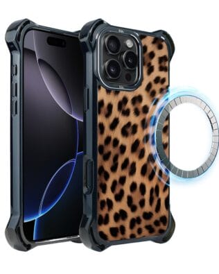 Etui do iPhone 16 Pro Max IBIZU DropGuard Ultra z MagSafe, Zew Natury, Pantera