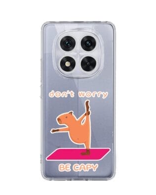 Etui do Xiaomi Redmi Note 14 Pro 5G przeźroczyste, silikonowe Flexi, kapibara