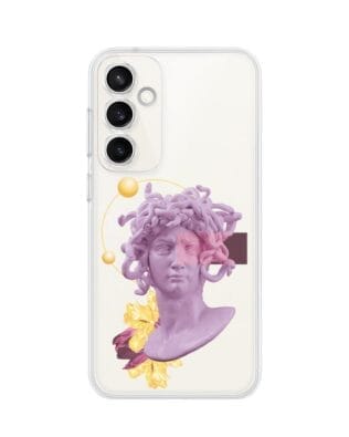 Etui do Samsung Galaxy S23 przeźroczyste, silikonowe Flexi, antyczna figura