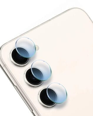 Osłona hybrydowa na aparat, kamerę do Samsung Galaxy S23 Plus, przeźroczysta