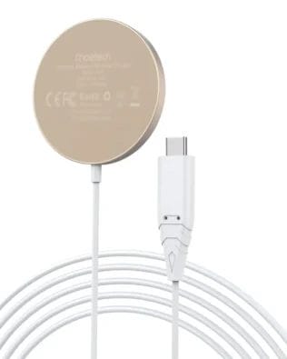 Bezprzewodowa ładowarka magnetyczna 15W MagSafe do iPhone 12/13/14/15/16, złota