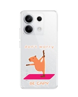 Etui do Xiaomi Redmi Note 13 Pro 5G przeźroczyste, silikonowe Flexi, kapibara