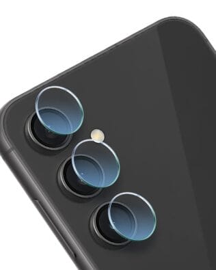 Osłona hybrydowa na aparat, kamerę do Samsung Galaxy S23 FE 5G, przeźroczysta
