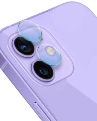 Osłona hybrydowa na aparat, kamerę do iPhone 12, przeźroczysta