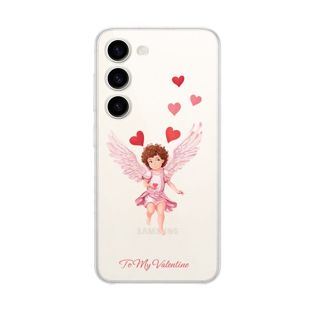 Etui do Samsung Galaxy S23 przeźroczyste, silikonowe Flexi, kupidyn (3)