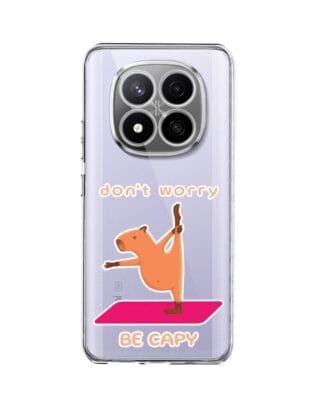 Etui do Xiaomi Redmi Note 14 Pro Plus 5G przeźroczyste, silikonowe Flexi, kapibara