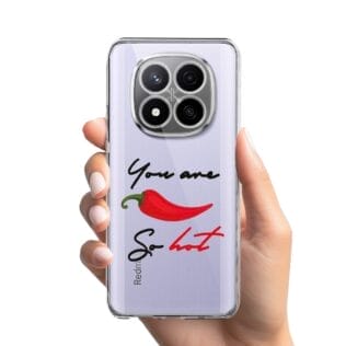 Etui do Xiaomi Redmi Note 14 Pro Plus 5G przeźroczyste, silikonowe Flexi, papryczka chilliRedmi Note 14 Pro Plus 5G , 14 Pro 4G-1