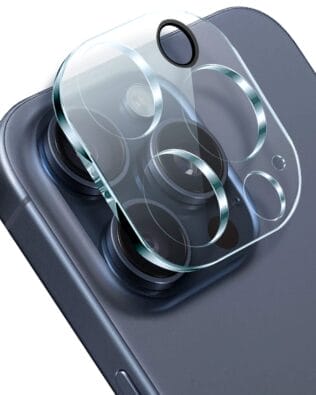 Osłona ze szkła hartowanego 9H na cały aparat, kamerę do iPhone 15 Pro Max, przeźroczyste