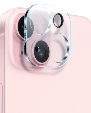 Osłona ze szkła hartowanego 9H na cały aparat, kamerę do iPhone 15 Plus, przeźroczyste