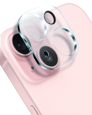 Osłona ze szkła hartowanego 9H na cały aparat, kamerę do iPhone 15 Plus, przeźroczyste