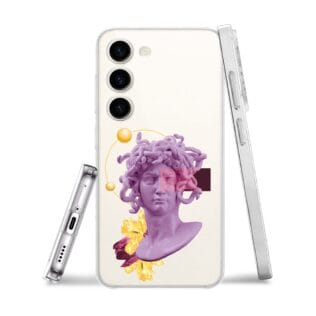 Samsung Galaxy s 23Etui do Samsung Galaxy S23 przeźroczyste, silikonowe Flexi, antyczna figura