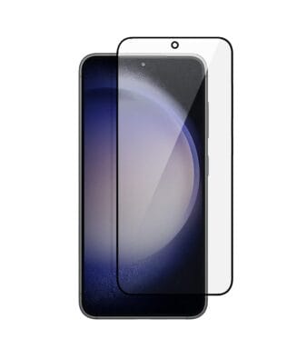 Szkło najtrwalsze kompozytowe z powłoką ceramiczną na cały ekran 5D z czarną ramką do Samsung Galaxy S23 Plus