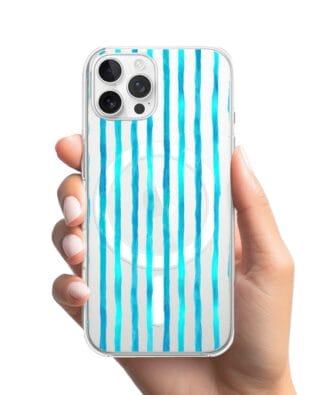 Etui do iPhone 12 Pro z MagSafe przeźroczyste, silikonowe Flexi, szept fal