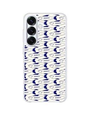 Etui do Samsung Galaxy S25 Plus z MagSafe przeźroczyste, silikonowe Flexi, pływające rybki