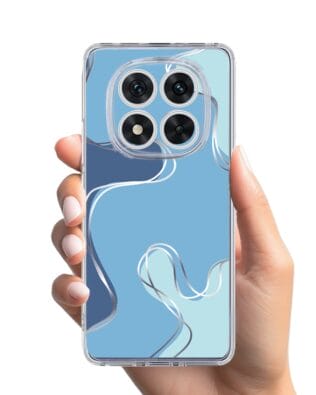 Etui do Xiaomi Redmi Note 14 Pro 5G przeźroczyste, silikonowe Flexi, spokój oceanu