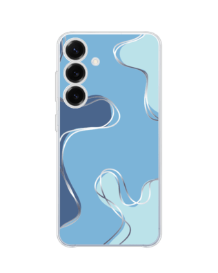 Etui do Samsung Galaxy S25 Plus przeźroczyste, silikonowe Flexi, spokój oceanu