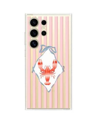 Etui do Samsung Galaxy S24 Ultra przeźroczyste, silikonowe Flexi, Homar