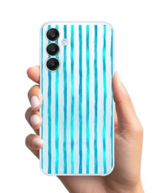 Etui do Samsung Galaxy M35 5G przeźroczyste, silikonowe Flexi, szept fal