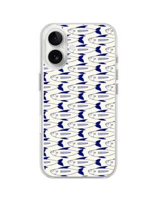 Etui do iPhone 16 przeźroczyste, silikonowe Flexi, pływające rybki