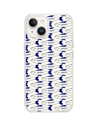 Etui do iPhone 13 przeźroczyste, silikonowe Flexi, pływające rybki