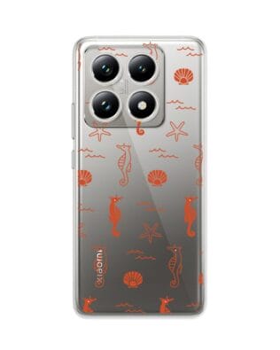 Etui do Xiaomi 14T Pro przeźroczyste, silikonowe Flexi, wakacyjne wzory