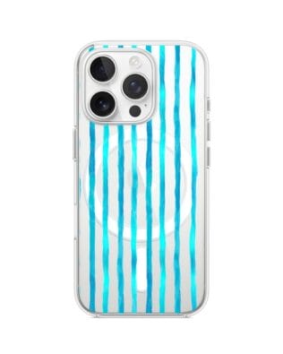 Etui do iPhone 16 Pro Max z MagSafe przeźroczyste, silikonowe Flexi, szept fal