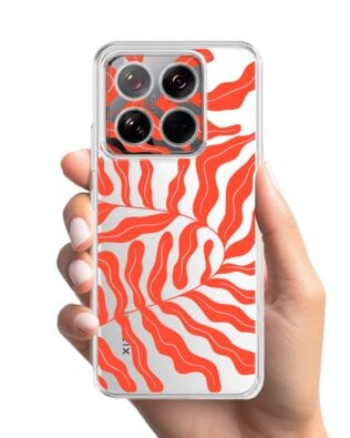 Etui do Xiaomi 14 Pro przeźroczyste, silikonowe Flexi, rafa koralowa