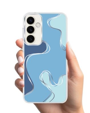 Etui do Samsung Galaxy S23 FE 5G z MagSafe przeźroczyste, silikonowe Flexi, spokój oceanu